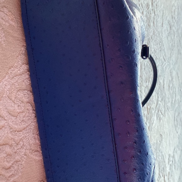 COPY - Kate Spade ostrich pattern leather large bag - Picture 7 of 11